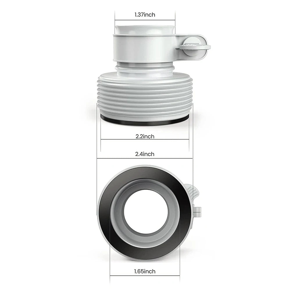 1.25 inch to 1.5 inch Pool Pumps Adapters for Intex Hose Connector Replacement for Intex Hose Pump Parts Connector Pool Parts