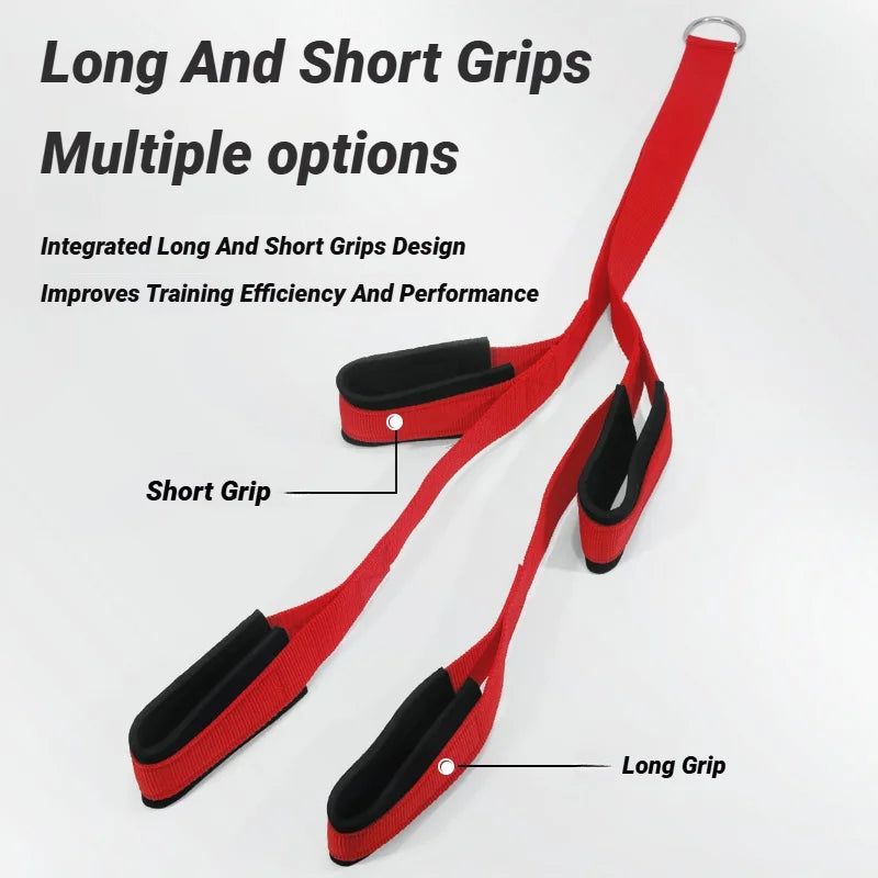 Biceps Tricep Rope Cable Attachment Handles Pull Down For Professional Gym Gantry Back Trainer