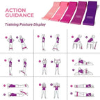 Exercise Resistance Bands, Latex Loop Set. For Strength Training, Home & Travel Different Bands Yoga Band Fitness Training