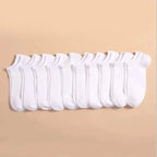 1/3/10Pairs Men's Ankle Socks Soft Breathable Stretchy Solid Color Low Cut Casual Sports Socks for Women Comfortable Fashionable
