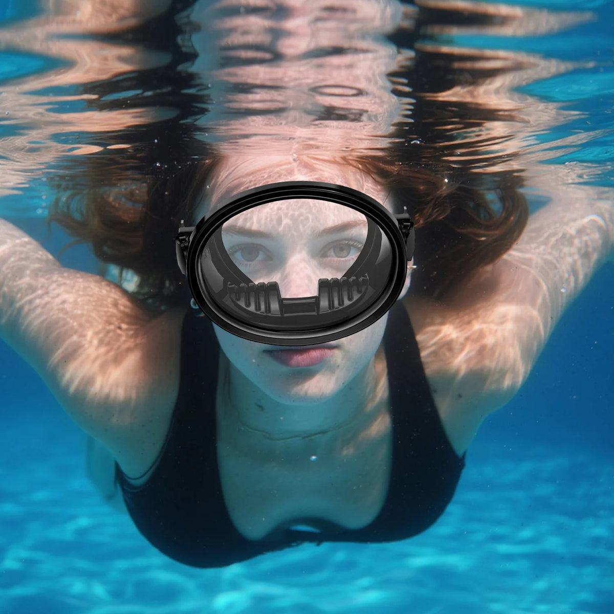 Full-Face Snorkeling Mask Waterproof & Fog-Free 180° Vision Fisherman's Oval Diving Goggles for Adults Summer Swim Island Travel