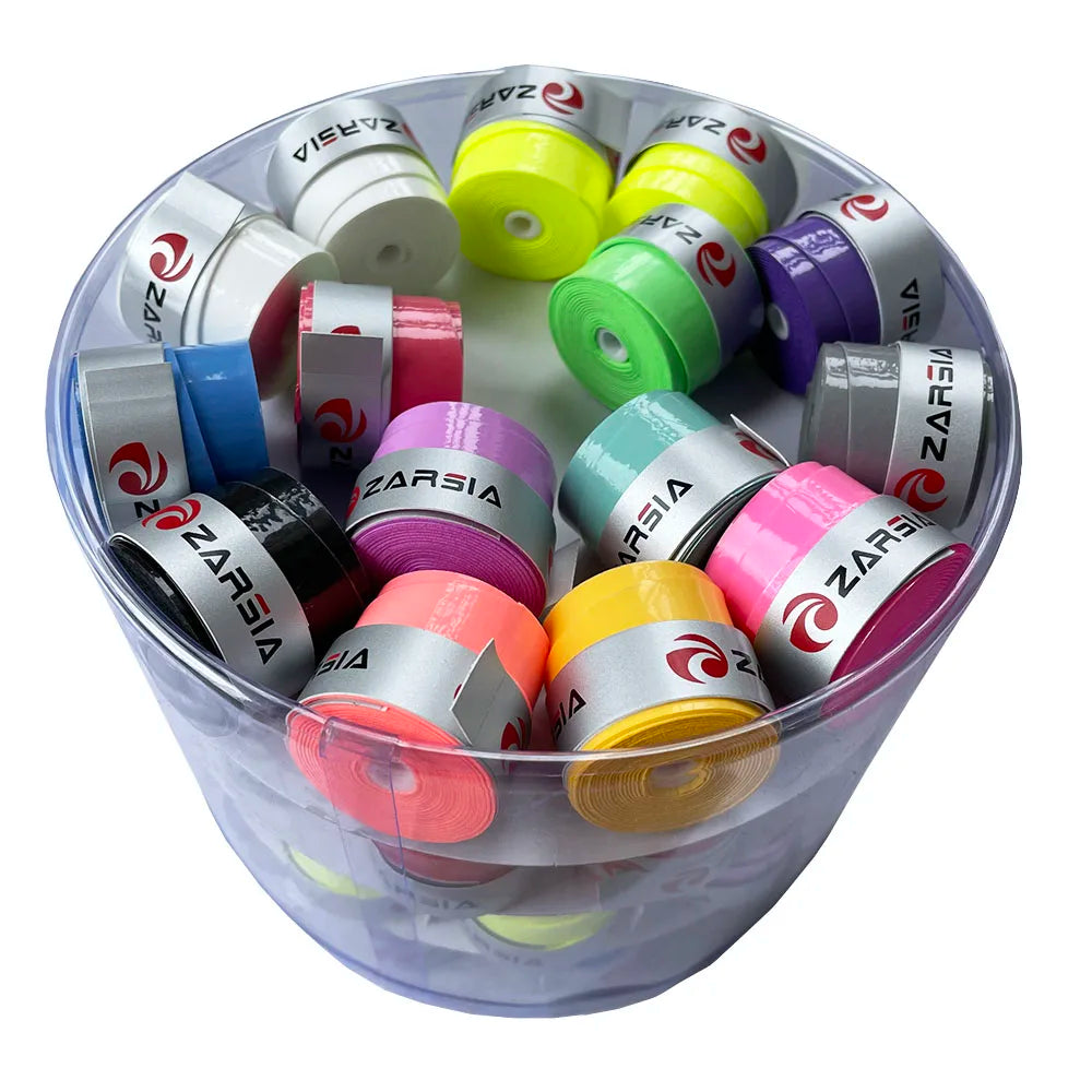 60Pcs ZARSIA NEW GM Tacky Anti-skid Tennis Racket Grip Sweat Badminton Grips Tennis Racket Overgrips