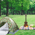 3 4 Person Camping Dome Tent Waterproof UV Proof 180T Silver Coated Polyester Fiberglass Poles Portable Bag Outdoor Camouflage