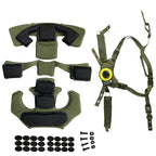 Team Wendy EXFIL Helmet Suspension System & Chin Strap - Compatible with FAST/MICH/ACH Tactical Helmets(No helmat)