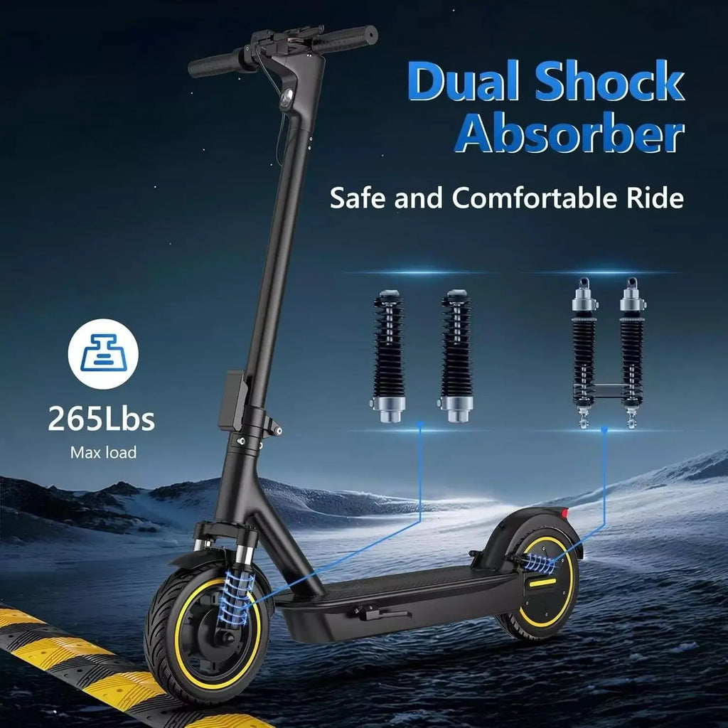 AOVOPRO New ESMAX Electric Scooter 500W 22MPH Adult APP Smart Scooter 28 miles Range Shock-absorbing Anti-skid Folding E-Scooter