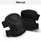 2Pcs Protective Pads Set Knee Elbow Pads Adjustable Straps Hard Shell for Skating Cycling Scooter Outdoor Sports Safety Gear Kit