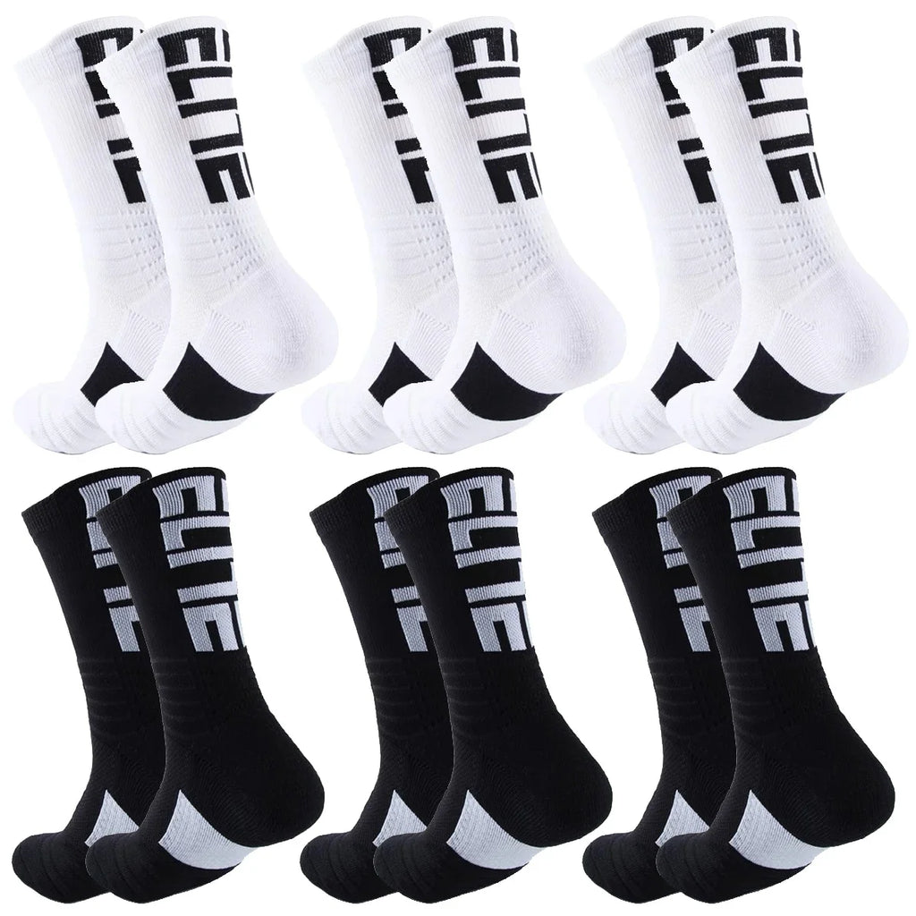 Sports Socks for Football Basketball Baseball Rugby Soccer Cycling Running Hiking Tennis Skateboard