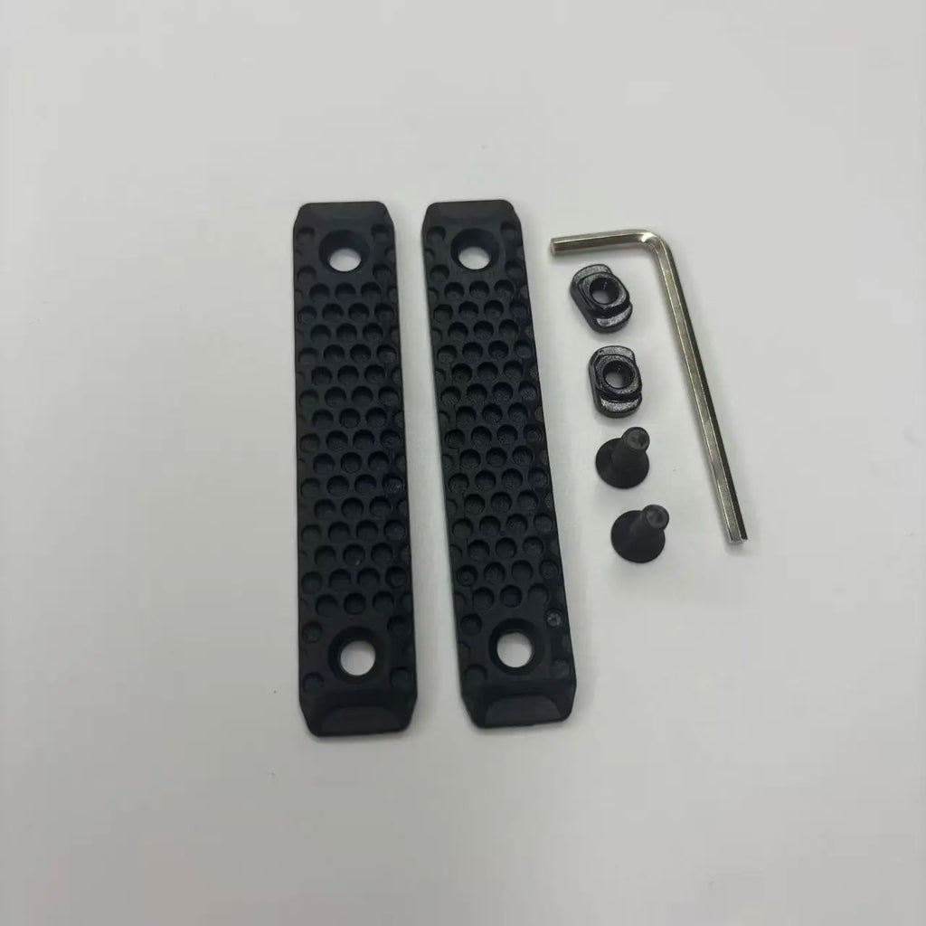 2pcs/set Tactical Nylon Rail Hand Protection M-lok Rail Cover Panel for M-lok System 120MM 80MM MLOK Rail Hand Protection