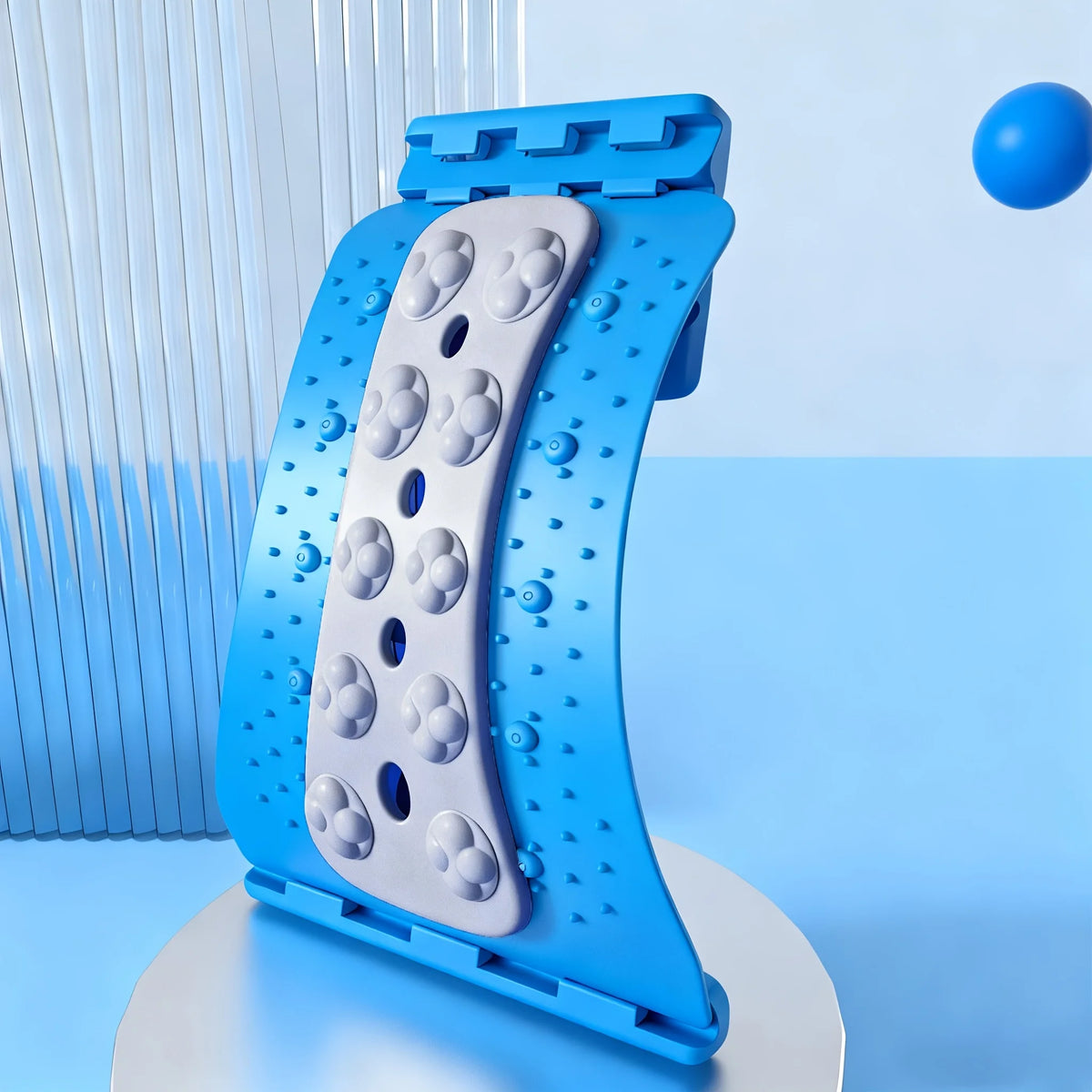 Plum Blossom Top Waist Plate Lumbar Traction Device Lumbar Soothing Stretching Device Straight Back Correction Exercise Back Str