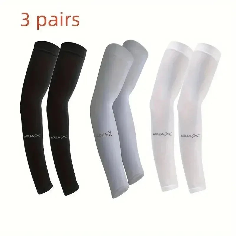 Breathable Sun Protection Sleeves - Cooling, UV Protection For Driving, Golfing, Fishing, Cycling, Hiking & Doing Sports