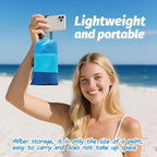 Extra Large Size Beach Blanket with Stakes & Bag Lightweight Waterproof Camping Mat Quick-Dry Picnic Blanket for Outdoor Travel