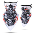 3D Skull Summer Bandana Hanging Ear Triangle Scarf Cycling Hiking Hunting Fishing Sports Bicycle Face Mask Neck Gaiter Men Women