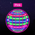 Auto Spinning LED UFO Flying Ball Floating Magic Flying Orb Outdoor Sports Toy Children Birthday Gift