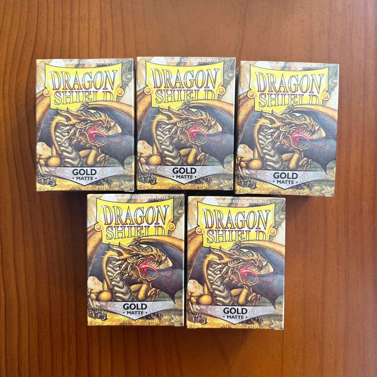 Dragon Shield Card Sleeves 5 Boxes Set - Premium Card Protection for Trading Cards Shipped Directly from US