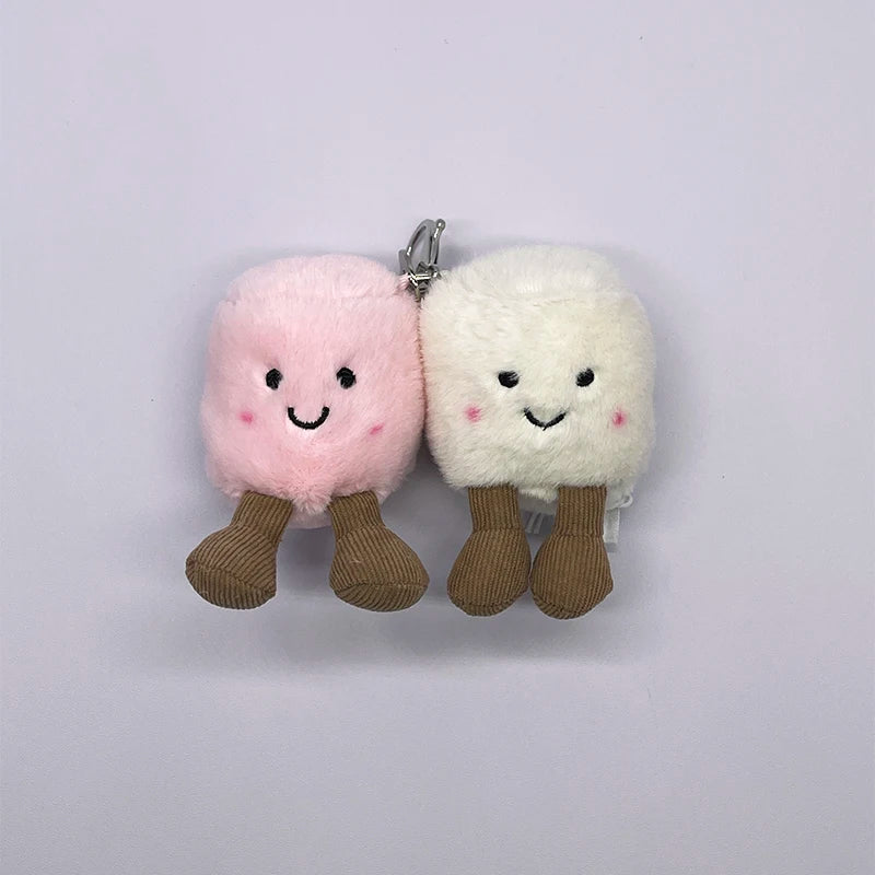 Golf Ball Plush Keychain, Marshmallow Keychain, Volleyball Plush Toy, Rabbit, Xue Long Plush  Bag Charms
