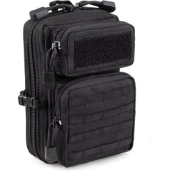 Mini Molle Utility Pouch, EDC Small Tool Pouch for Outdoor Hiking Camping, Phone & Gear Storage Bag