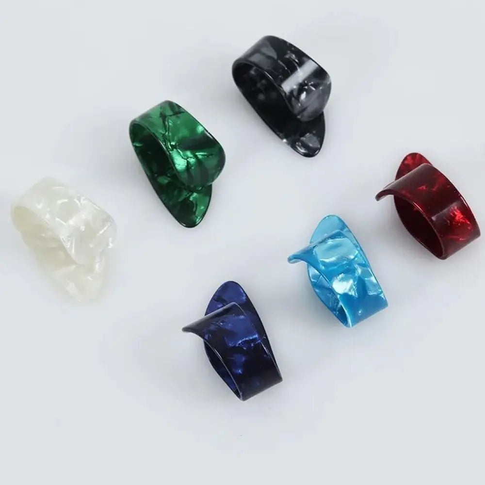 1 Thumb + 3 Finger For Acoustic Celluloid Guitar Picks Guitar Plectrum Fingerpick Guitar Parts Musical Instruments Accessories