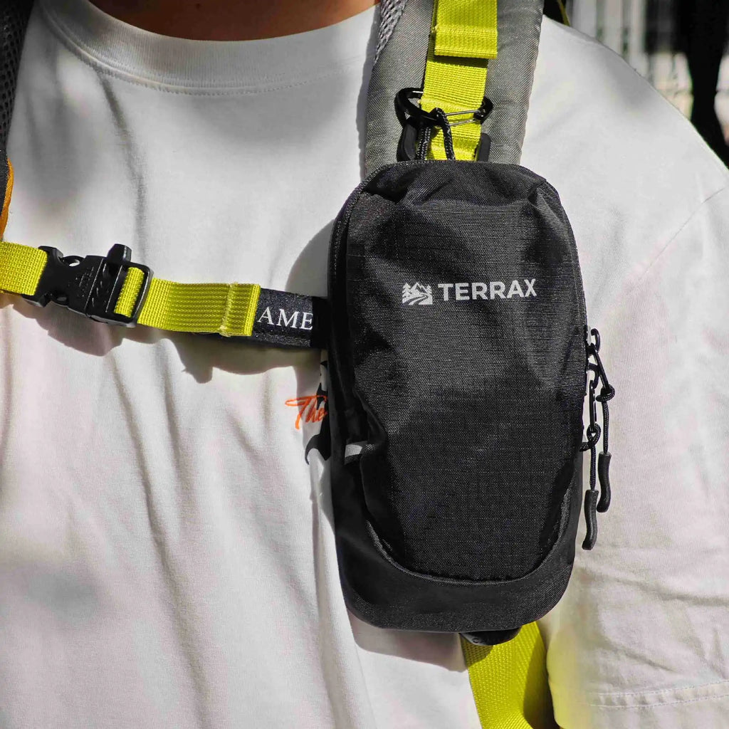 Outdoor Arm Bag Multifunctional Hiking Storage Bag Water Bottle Phone Pouch Adjustable Expand Backpack for Camping Hiking Sports