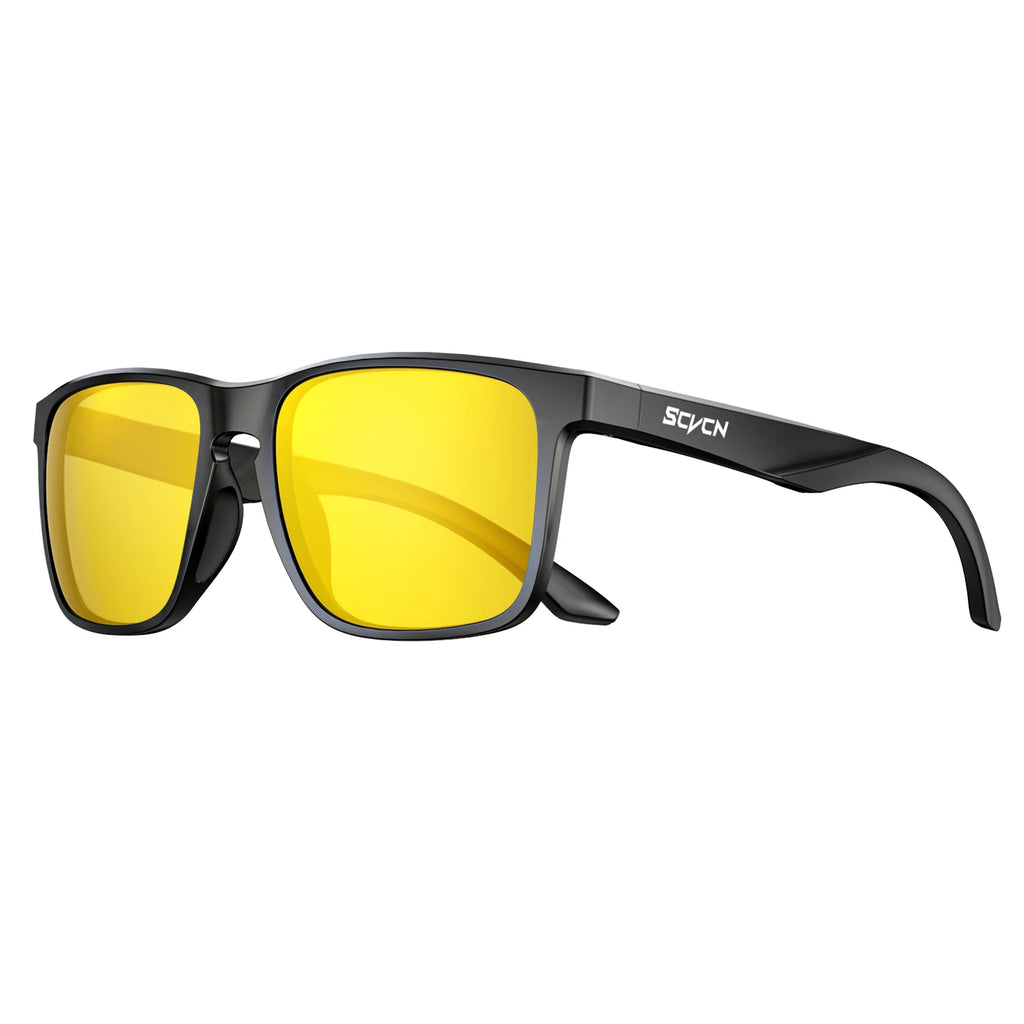 SCVCN New Polarized Sunglasses for Men MTB Cycling Glasses Outdoor Sports Bike UV400 Goggles Women Road Bicycle Cycling Glasses