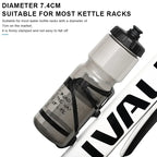 RIDERACE Bicycle Water Bottle 750ML PP5 Plastic For Outdoor Running Climbing Sports Squeeze Mug Cycling Kettle Portable Bike Cup
