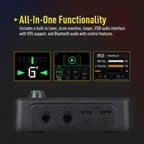 SONICAKE Local Pocket Master Compact Guitar Bass Amp 100+ Multi-Effects Pedal APP Control 1.77' LCD Color Screen QME-10