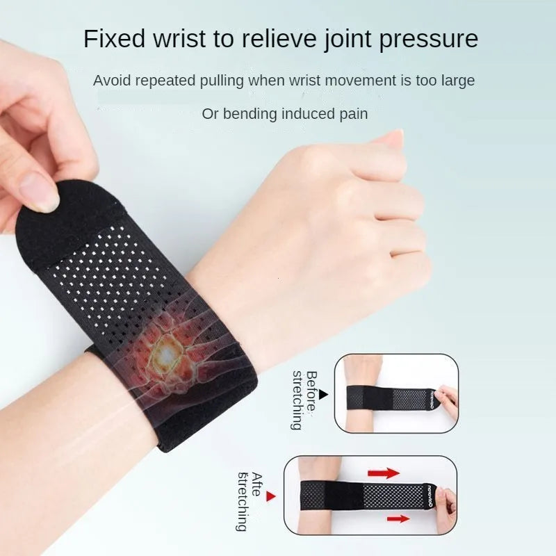 1/2pcs Protective Elastic Adjustable Wrist Gym Compression Support Straps Arthritis Sprain Anti Sprain Wristband Strap