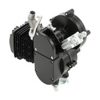 2 Stroke Engine Bicycle Motor Kit 80CC Black Single Cylinder 1.65HP 1.85kW 5500RPM Gas Powered Engine for Bike Motorized Conversion Powerful Fast Riding Save Time Effort Scooter Accessories