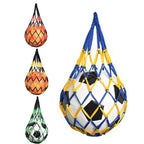 Thick Braided Nylon Sports Ball Carry Net Bag Lightweight Handheld Storage Sack For Football Basketball Volleyball Outdoor Gym