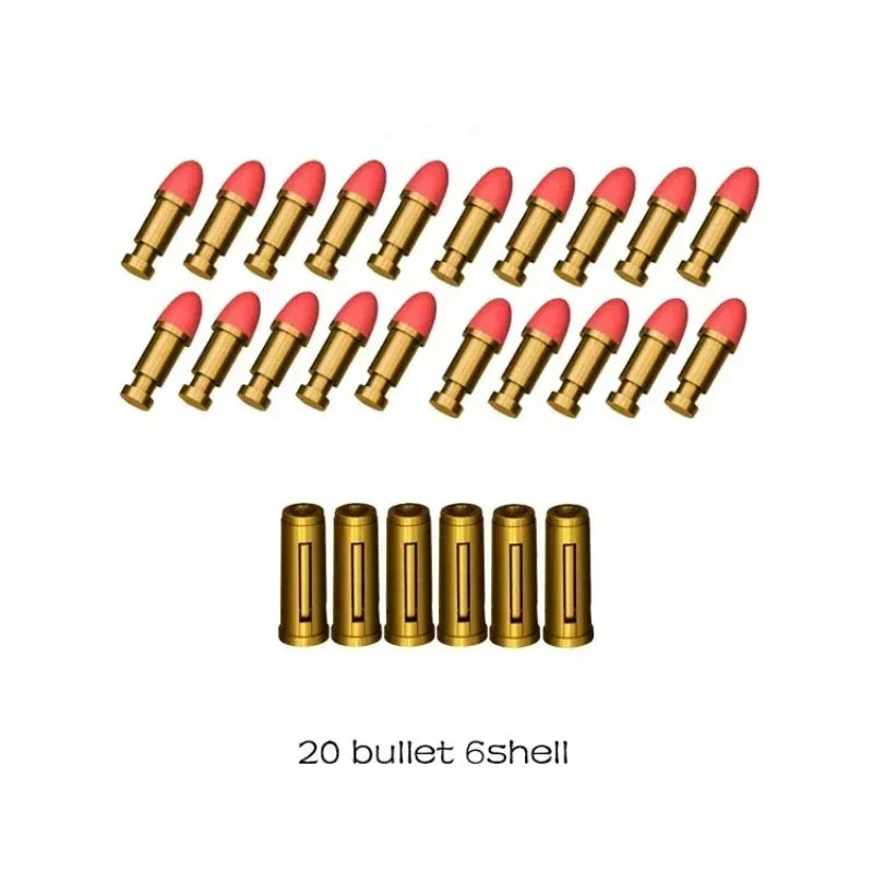 A1 N6 ZP5 357 Revolver Launcher Pistol EVA Soft Dart Bullet Toy Gun Airsoft CS Outdoor Shooting Game Paintball Kids Adult GiftF