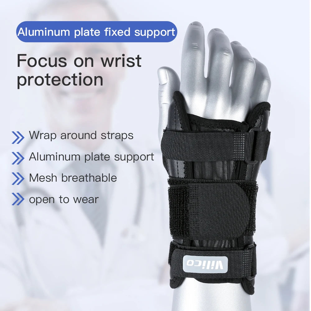 Adjustable Fitness Wristband Tennis Sports Wrist Support Bandages Hand Weights Brace Fingerless Gloves Straps Gym Wrist Wraps