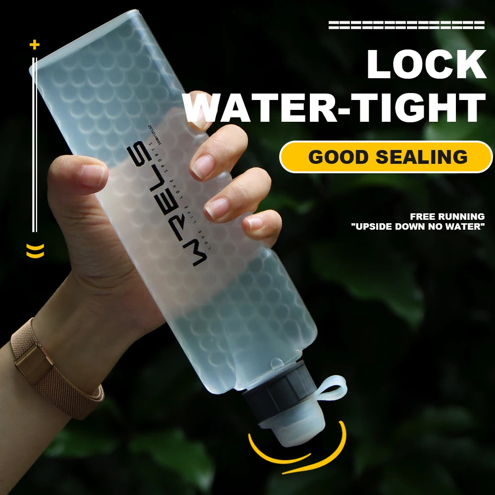 Upgraded Curved Easy Grip Sports Water Bottle Running & Cycling Belt Pack Convenient Fitness Water Bottle