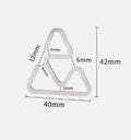 Outdoor Camping Multifunctional Integrated Hook Metal Tent Lamp Rack Double-headed Hanger Bidirectional Return Hook