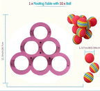 Swimming Pool Toss Game, Fun Splash Water Sports Floating Pool Toys, Durable EVA Material, Water Throwing Game Random Color Ball