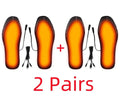 USB Heated Insoles for Shoes Electric Foot Warming Pad Winter Feet Warmer Sock Mat Outdoor Sports Shoe Heating Insole