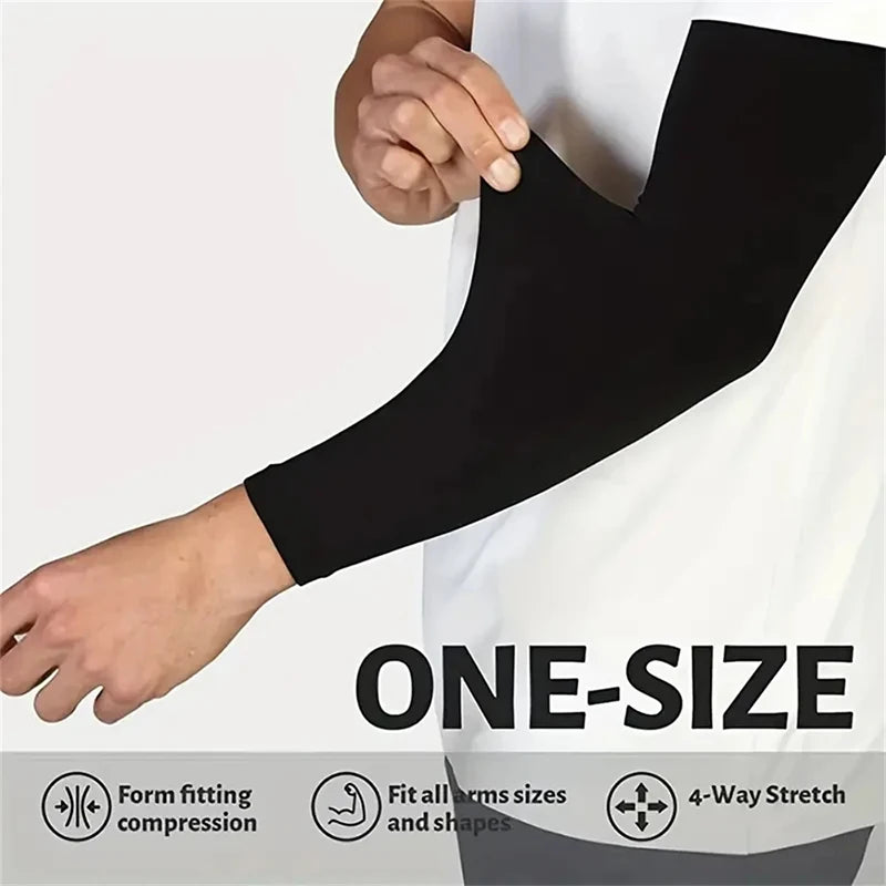 Unisex Arm Guards Sleeve Warmers UV Sun Protection Sports Support Sleeves Hand Cover for Running Fishing Cycling