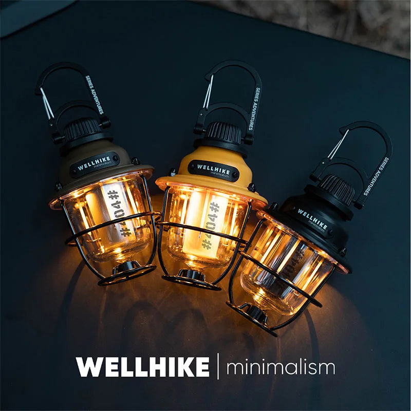 WELLHIKE Outdoor Lighting Camping Lights Pinecone Light LED Multifunction Ambient Light Tent Canopy Flashlight