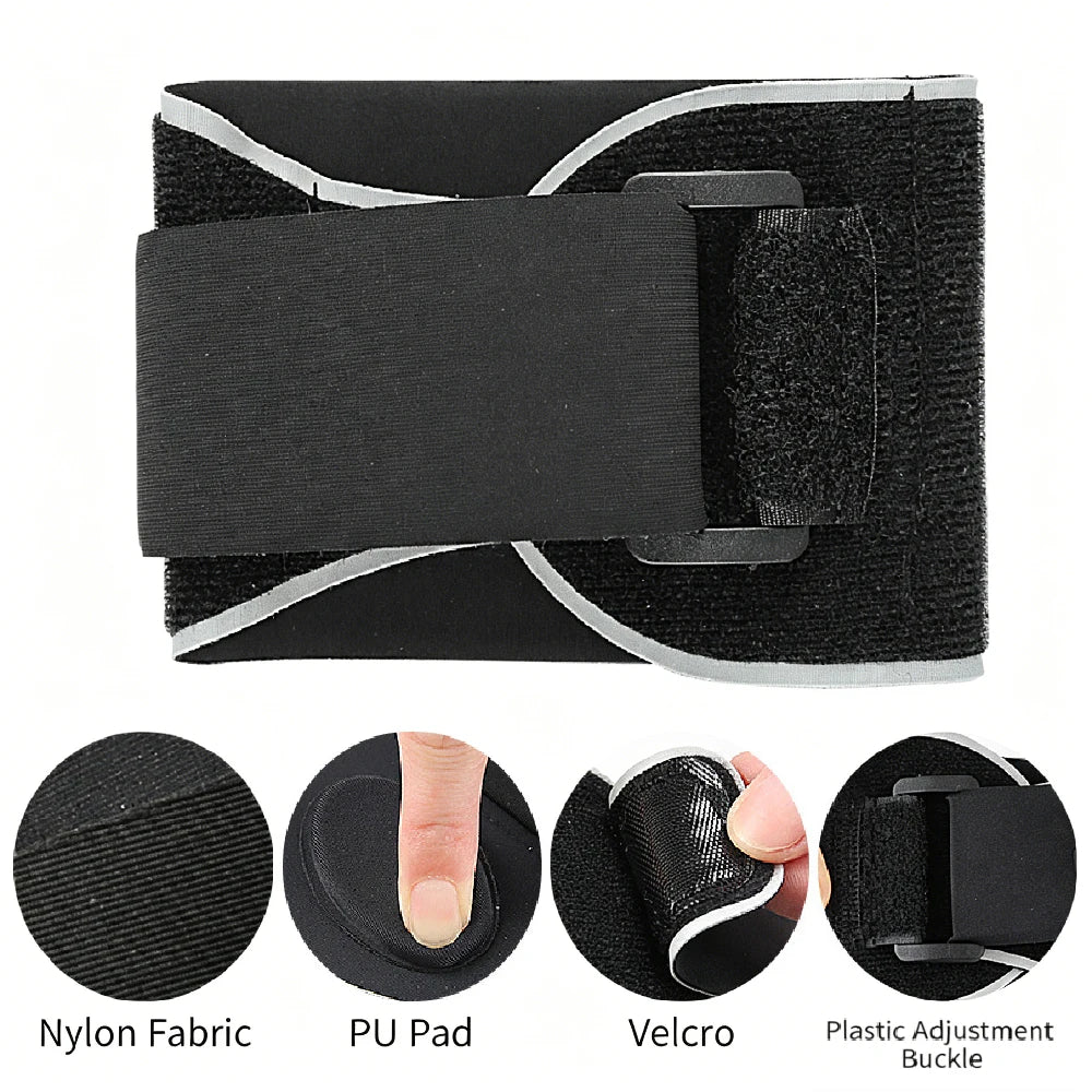1PCS Tennis Golfer Elbow Brace for Men Women,Adjustable Forearm Support with Pad, Compression Elbow Guard for Weightlifting Gym