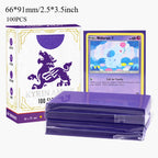 Standard Size Card Sleeves Premium Perfect Exact Fit Inner Card Sleeves with Pokemon Cards for TCG MTG Sports Cards ﻿
