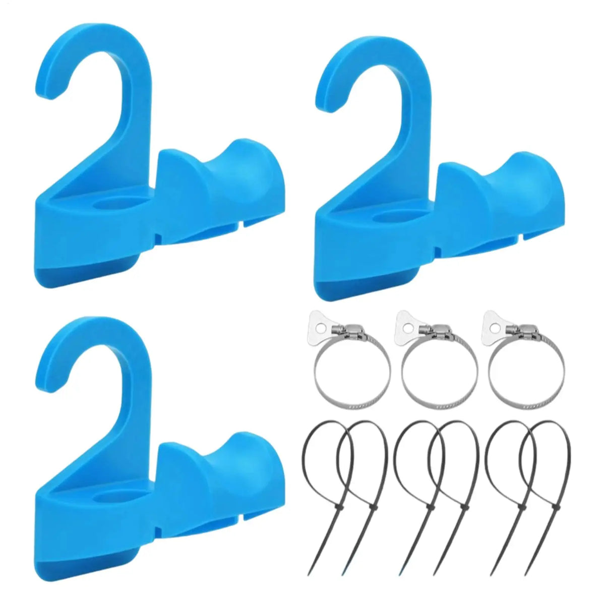 Non-slip Leak Proof Pool Pipe Holders Tube Hangers for Indoor Outdoor Garden Farm Beach Party Water Pipe Fixing