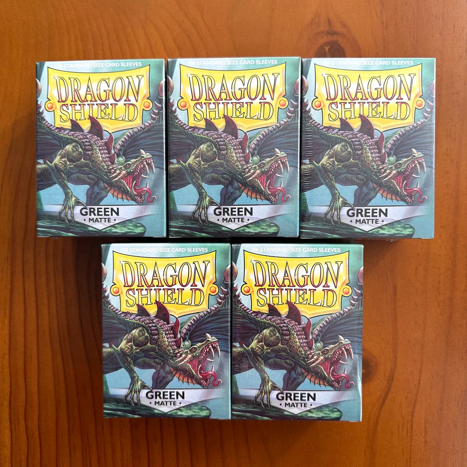Dragon Shield Card Sleeves 5 Boxes Set - Premium Card Protection for Trading Cards Shipped Directly from US
