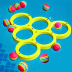 Swimming Pool Toss Game, Fun Splash Water Sports Floating Pool Toys, Durable EVA Material, Water Throwing Game Random Color Ball