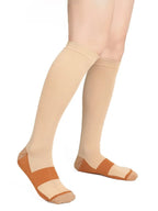 CHUANGERM Compression Socks Unisex Anti Fatigue Pain Relief Knee High Stockings Fit For Golf Rugby Running Hiking Daily Sports