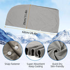 Magic Instant Chilly Towel for Neck Cooling Microfiber Soft Summer Gift for Men Dad Construction Worker