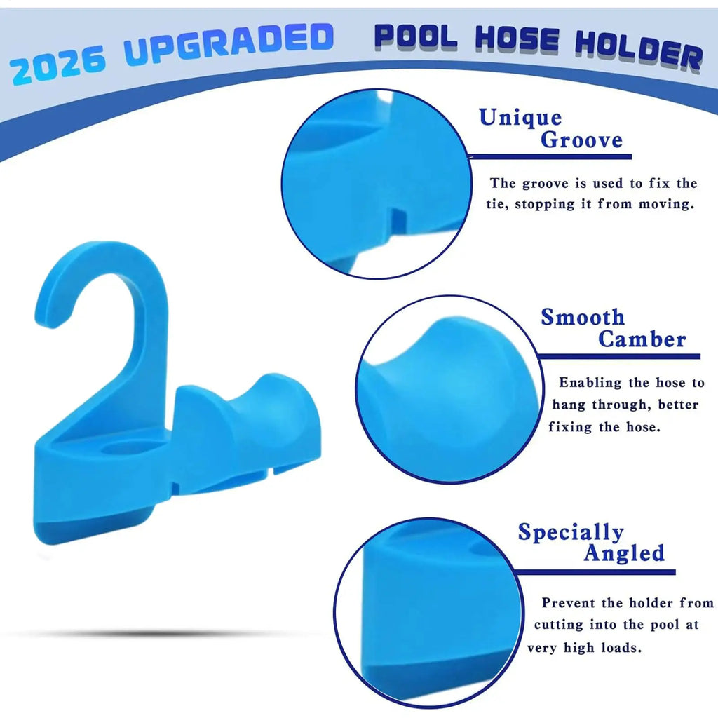 Non-slip Leak Proof Pool Pipe Holders Tube Hangers for Indoor Outdoor Garden Farm Beach Party Water Pipe Fixing