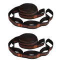 New-2Pcs Special Reinforced Polyester Straps 5Ring High Load-Bearing Barbed Hammock Straps For Outdoor Camping Hammock Straps
