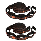 New-2Pcs Special Reinforced Polyester Straps 5Ring High Load-Bearing Barbed Hammock Straps For Outdoor Camping Hammock Straps