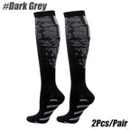 1Pair New Compression Socks 20-30mmhg High Stockings Men Women Sports Socks For Marathon Cycling Football Varicose Veins