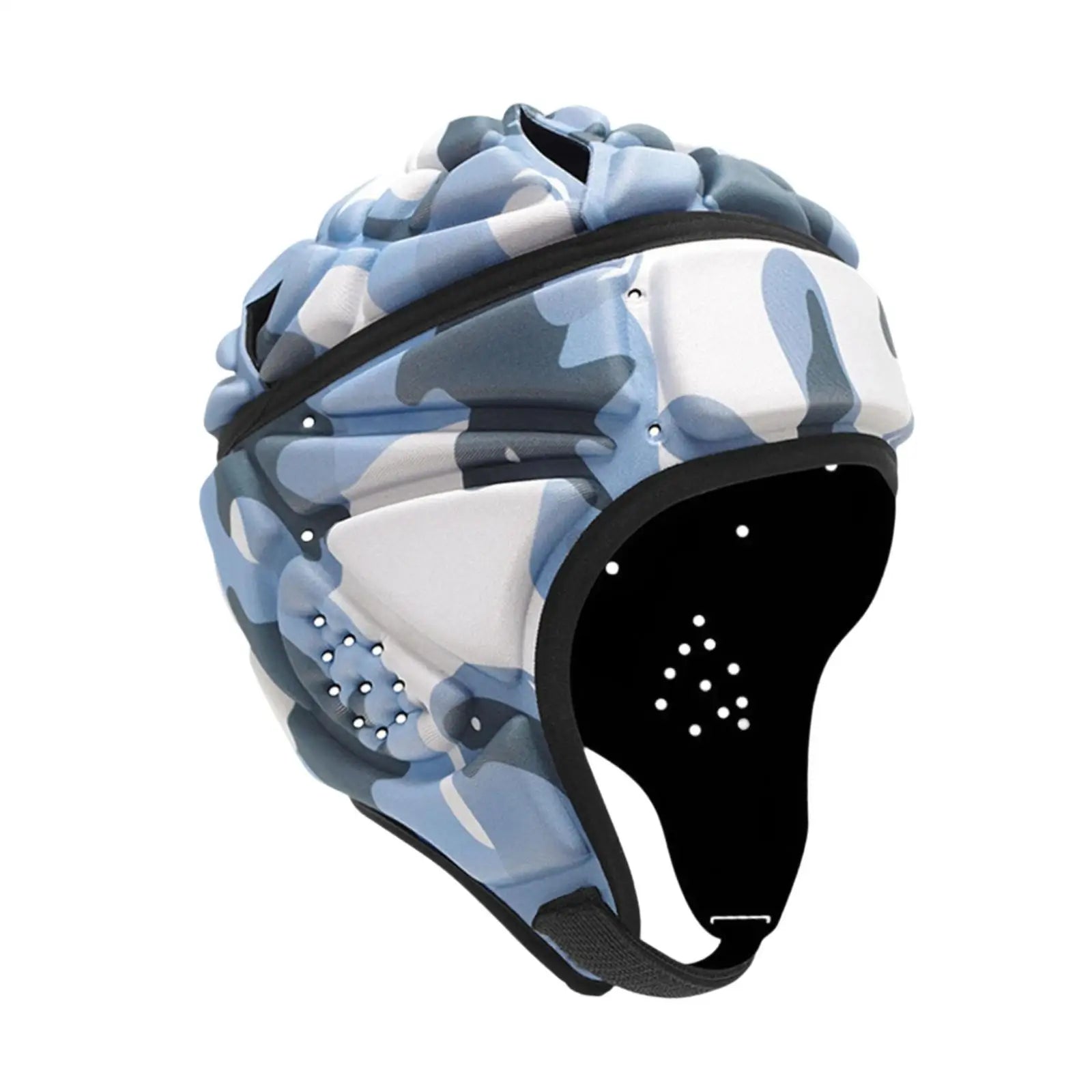 Rugby Helmet Ultralight Adjustable Protective Gear Protective Cap Headgear for Flag Football Sports Baseball Playing Training