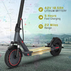 AOVOPRO TMAX 10inch Electric Scooter 500W 22MPH Adult APP Smart Scooter Shock-absorbing Anti-skid Folding Electric Scooter