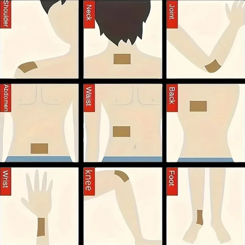 50/100/200pcs Heating Patch, Suitable for Neck, Shoulders, Back, Knees, Abdomen Warm Heating, Portable